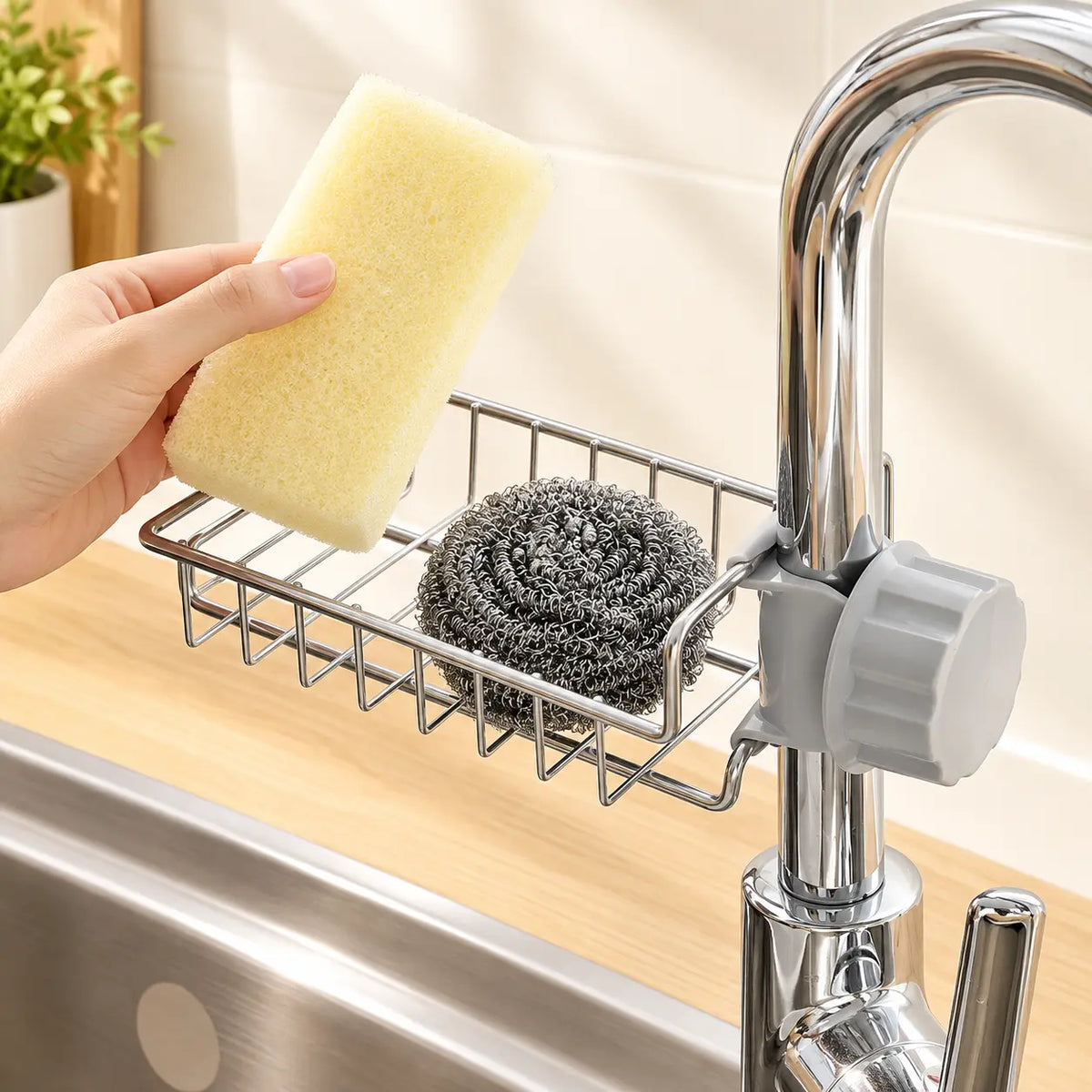 Stainless Steel Faucet Shelf - shower caddies | BK Choice UAE