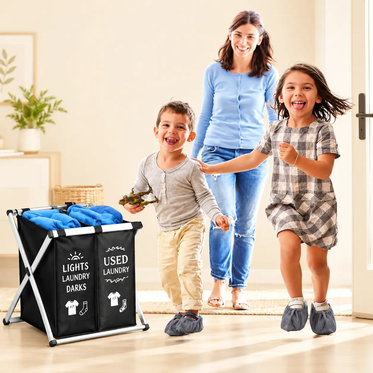 Foldable Laundry Basket - laundry baskets | BK Choice UAE