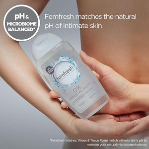 Femfresh - 0% Sensitive Intimate Wash close-up view - BK Choice UAE