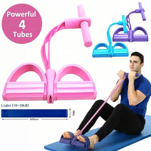 4-Tube Pedal Resistance Band(Free Shipping) - resistance tubes | BK Choice UAE