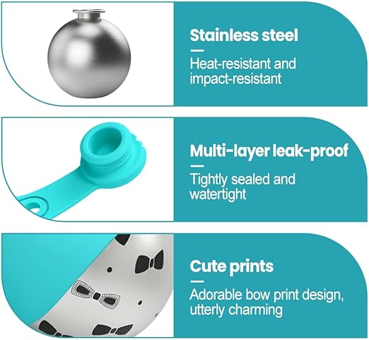 Portable Stainless Steel Dog Water Bottle – Leakproof Travel Bowl for Pets