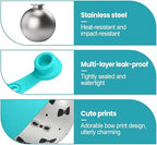 Portable Stainless Steel Dog Water Bottle – Leakproof Travel Bowl for Pets