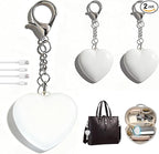 2PCS Rechargeable LED Heart Purse Light – Automatic Handbag Sensor Lamp