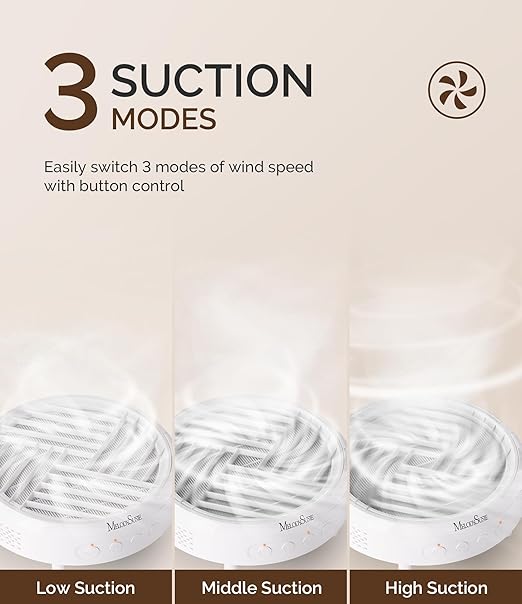 Portable Nail Dust Collector – 3 Suction Modes