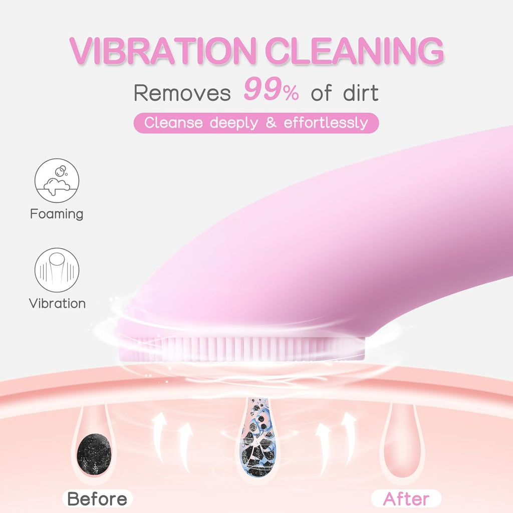 Rechargeable Silicone Facial Cleansing Brush