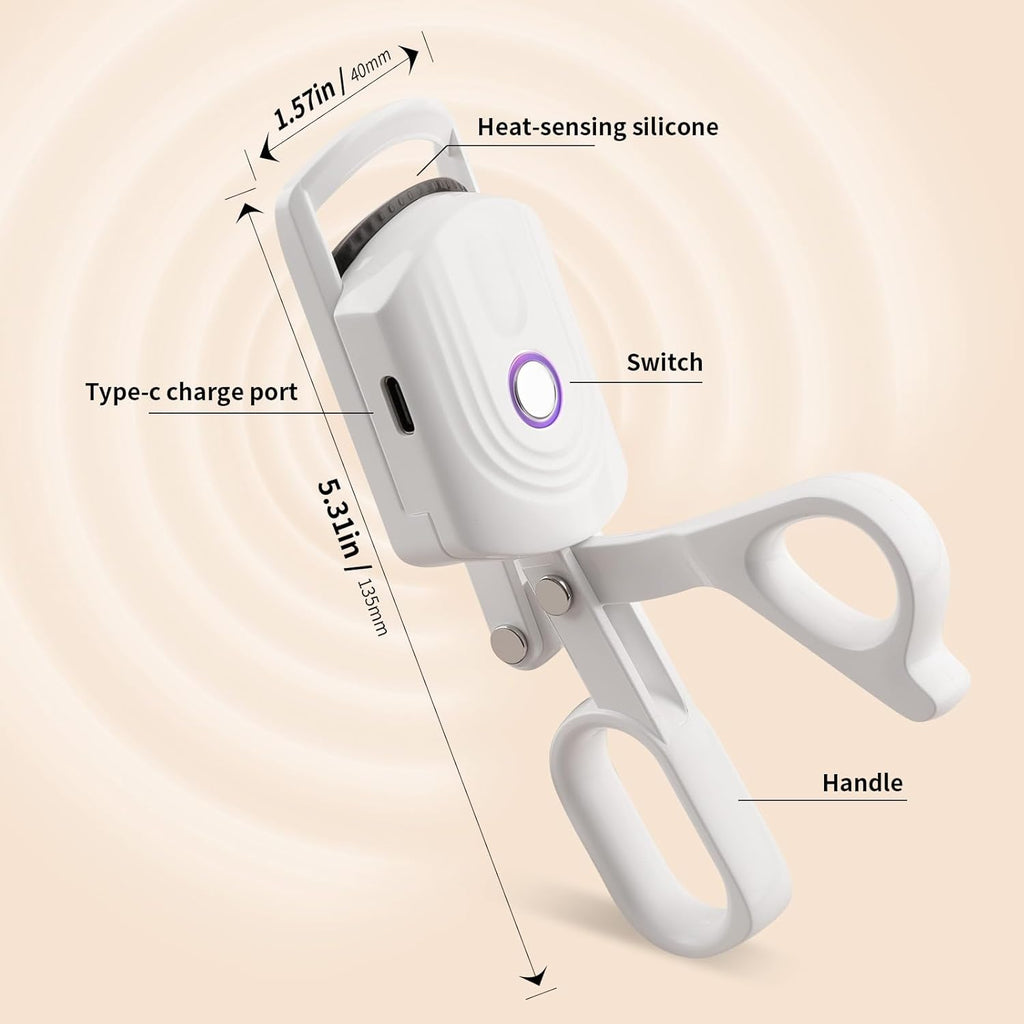 Heated Eyelash Curler – USB Rechargeable