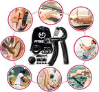 Hand Grip & Forearm Strengthener Set – 5 Pack