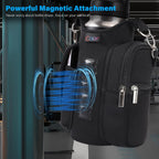 Magnetic Gym Water Bottle Holder Bag – Bottle Carrier with Phone Pocket & Shoulder Strap