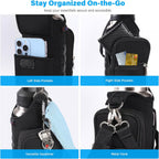 Magnetic Gym Water Bottle Holder Bag – Bottle Carrier with Phone Pocket & Shoulder Strap