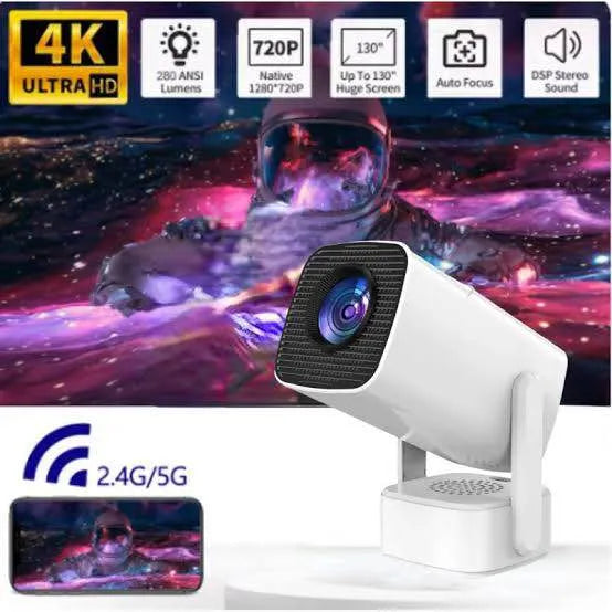 HY300 Pro Portable Projector 4K Video Android 11 | BK Choice