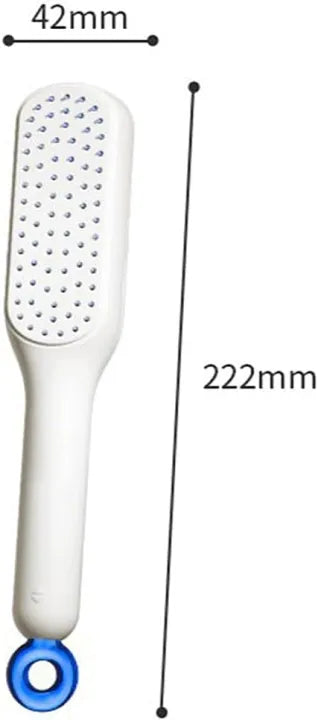 Self-Cleaning Hair Brush All Hair Types Pakistan | BK Choice