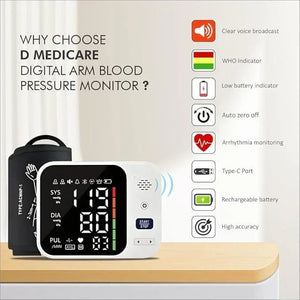 Digital Arm Blood Pressure Monitor product details - BK Choice UAE