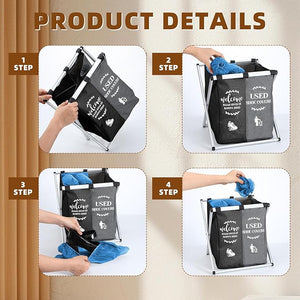 Foldable Laundry Basket close-up view - BK Choice UAE