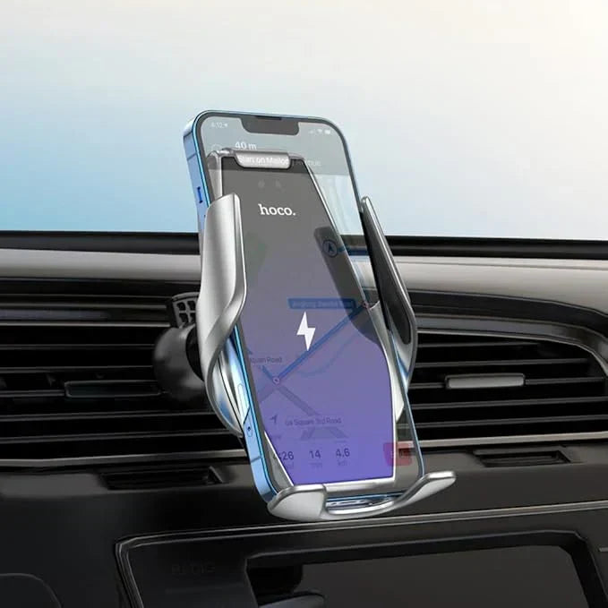 Hoco - Automatic Induction Car Holder (S14) close-up view - BK Choice UAE