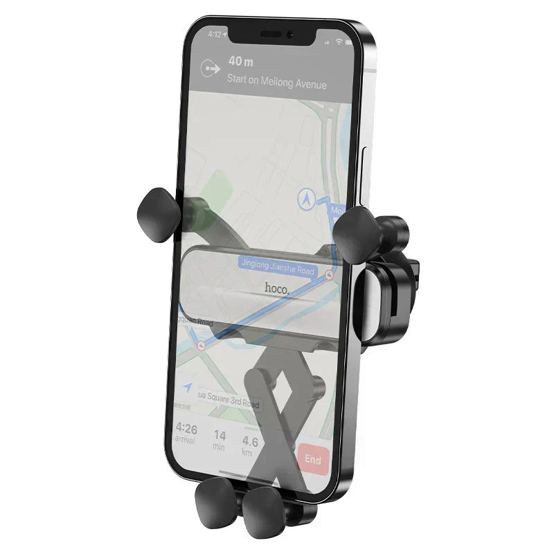 Hoco - Gravity Car Mount (CA102) close-up view - BK Choice UAE