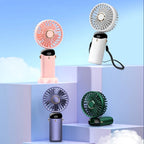 Mini Fan LED Battery Display Quiet Operation | BK Choice