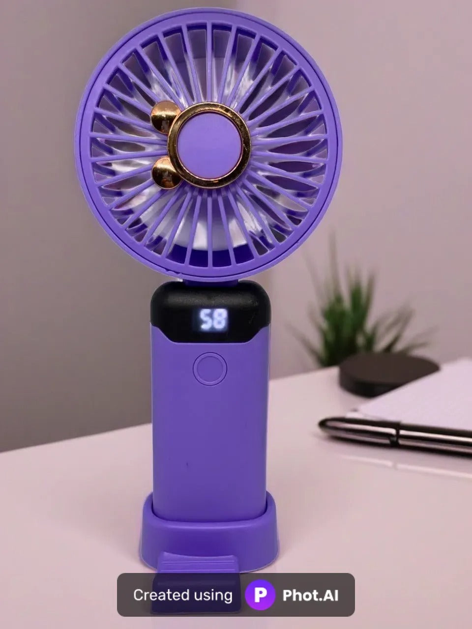Foldable Handheld Fan USB Rechargeable | BK Choice