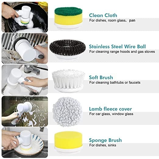  Electric Cleaning Brush Car Interior Polisher | BK Choice