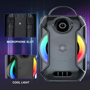 Sing-E - Portable Bluetooth Speaker with RGB Lights product details - BK Choice UAE