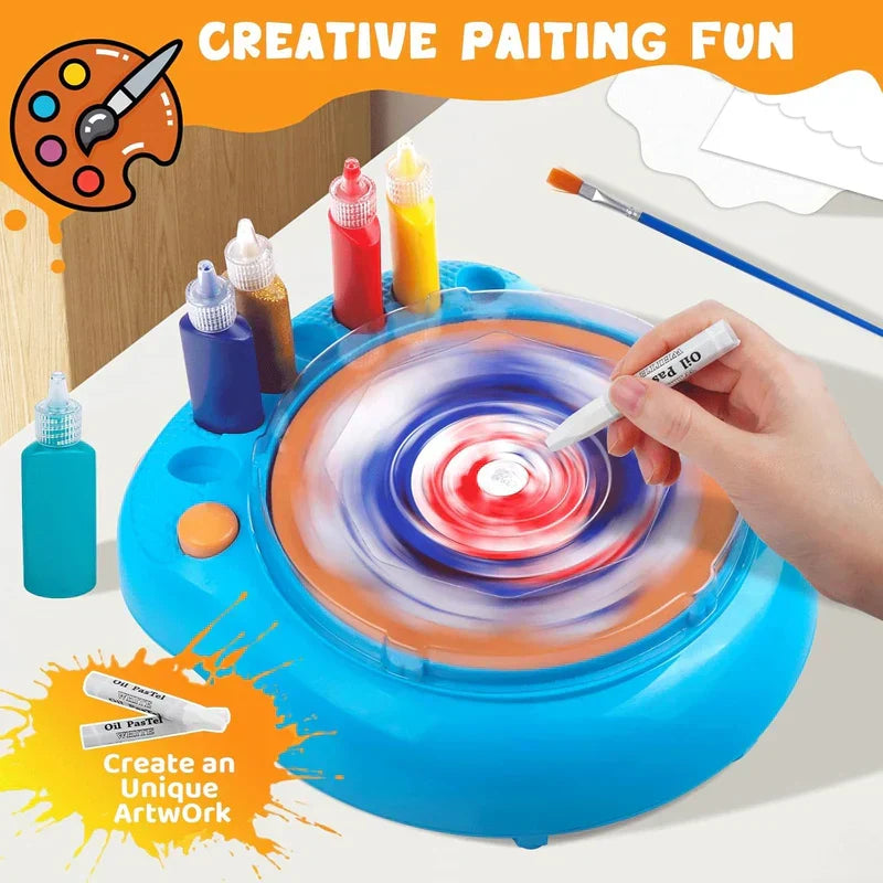 Spin Art Painting Machine - spin & spiral art kits | BK Choice UAE