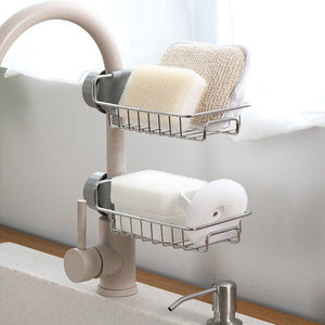 Stainless Steel Faucet Shelf close-up view - BK Choice UAE
